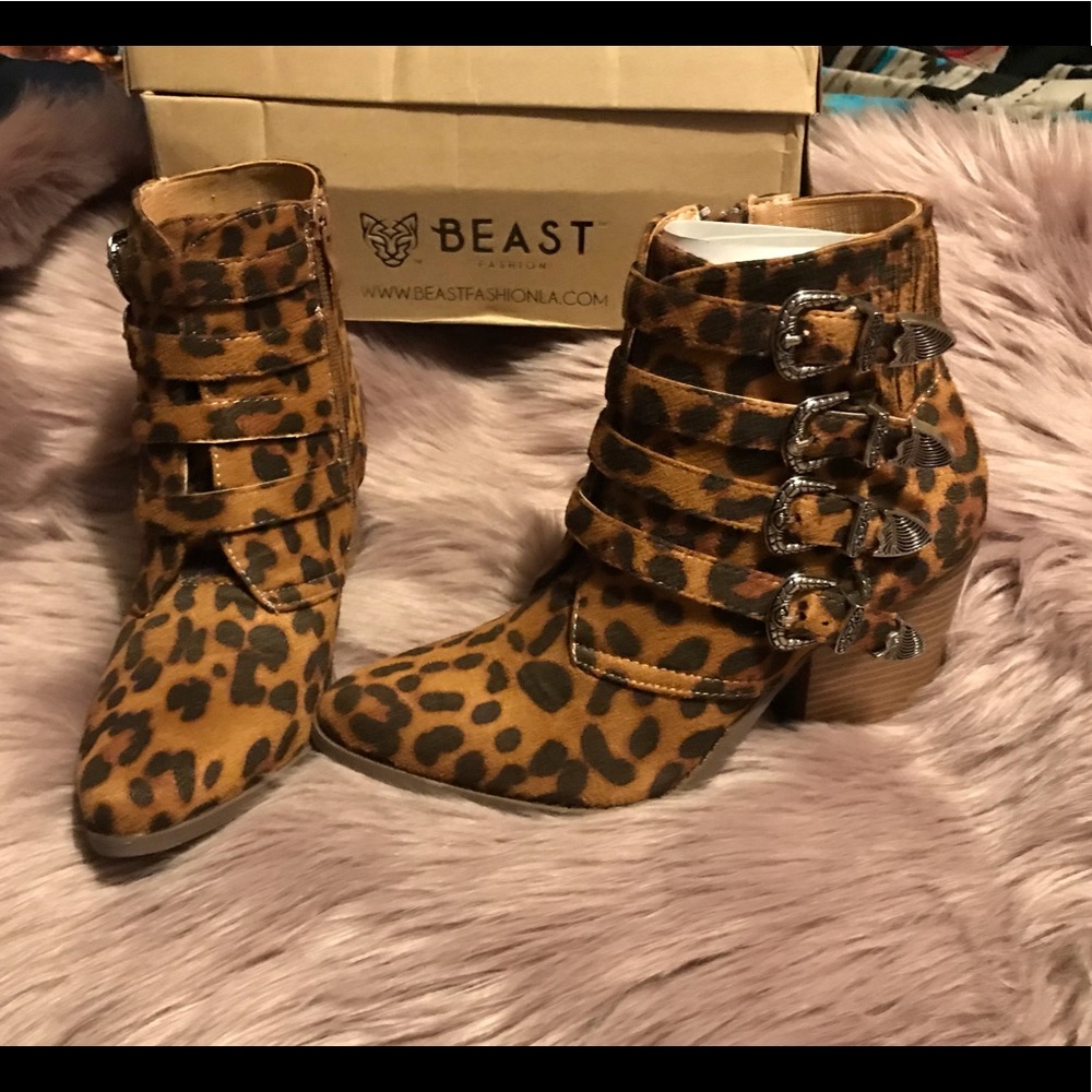 leopard booties - Picture 7 of 8